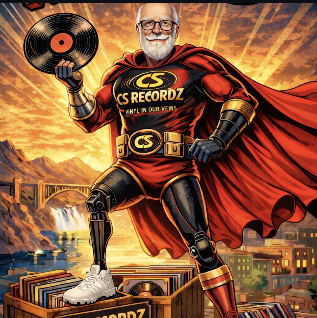 ​Vinyl Man, Protector Of The Groove at CS Recordz